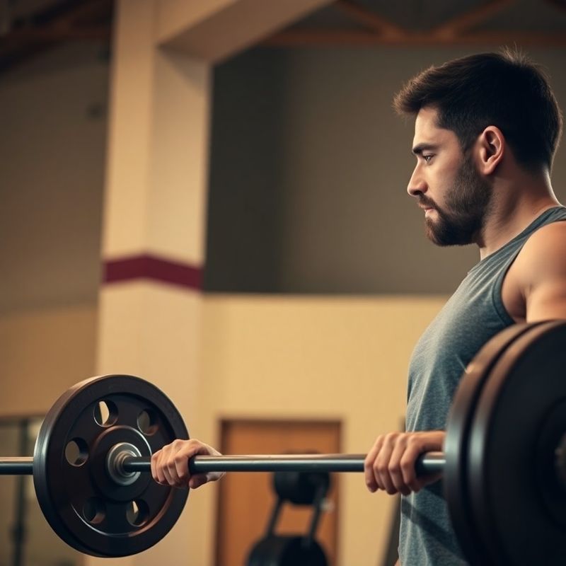 A coach giving a form cue to a member mid-deadlift